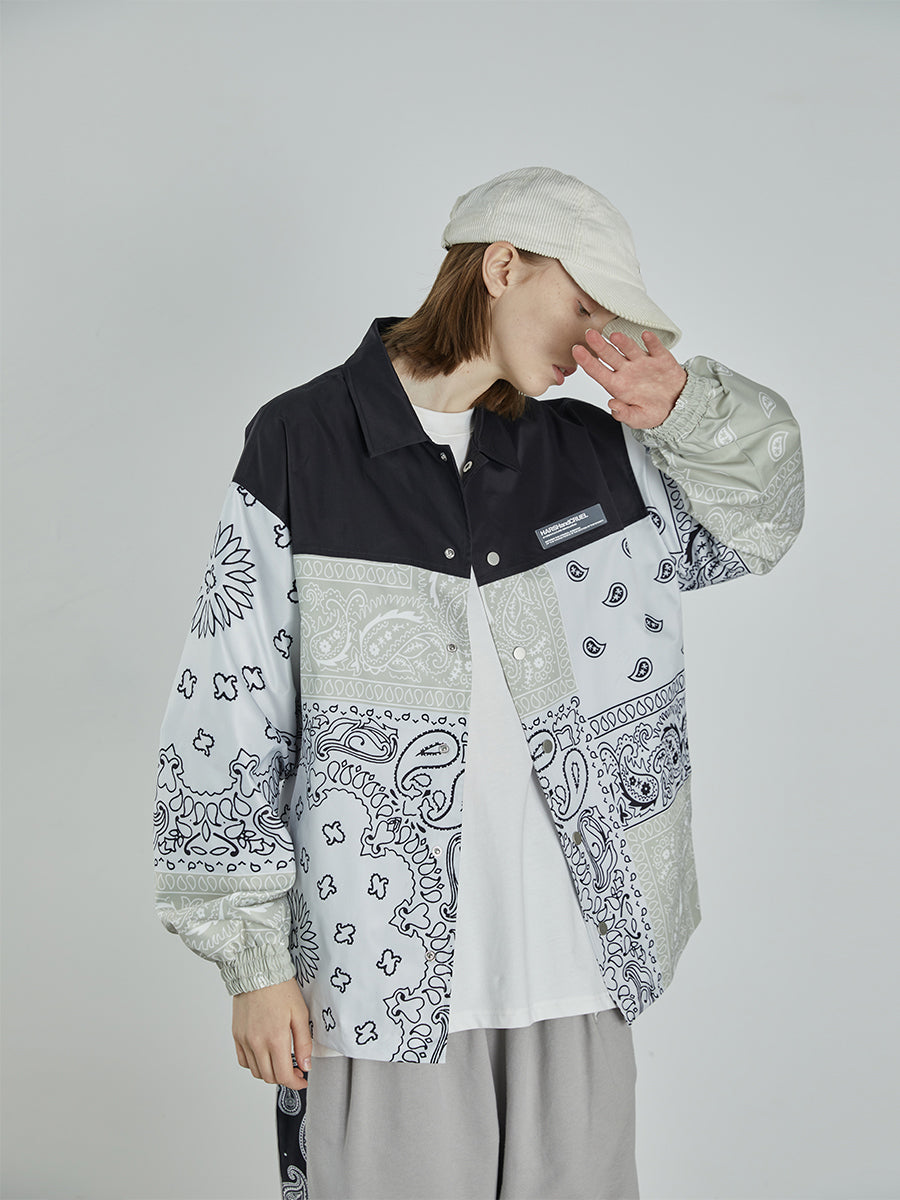 Paisley Stitched Coach Jacket