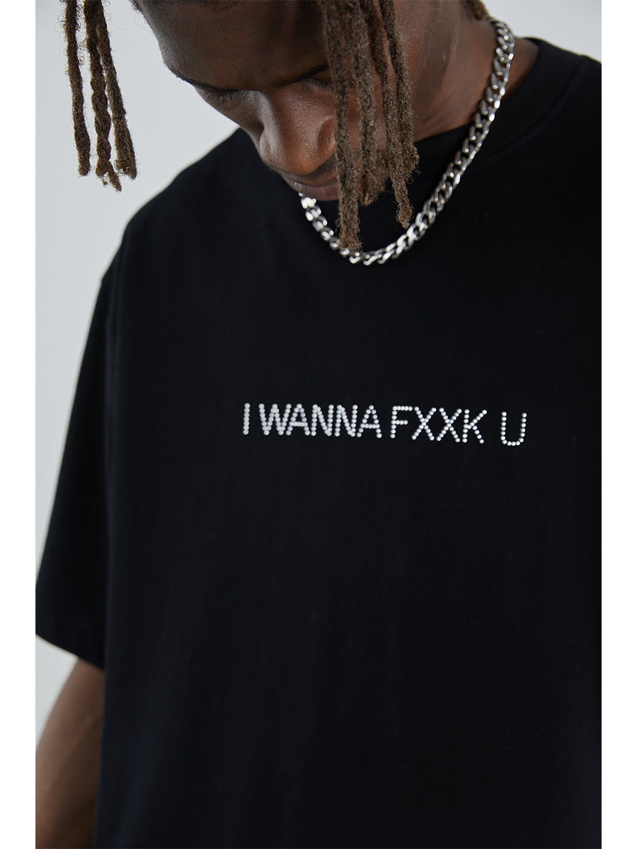 Slogan Print Tee