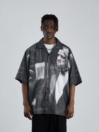 Mafia Print Cuban Shirt