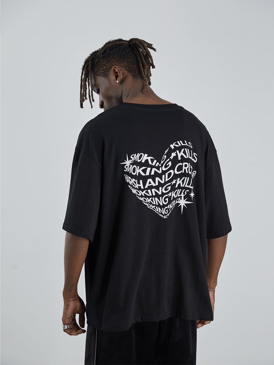 Smoking Kills Heart Logo Tee