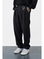 Logo Woolen Straight Trousers