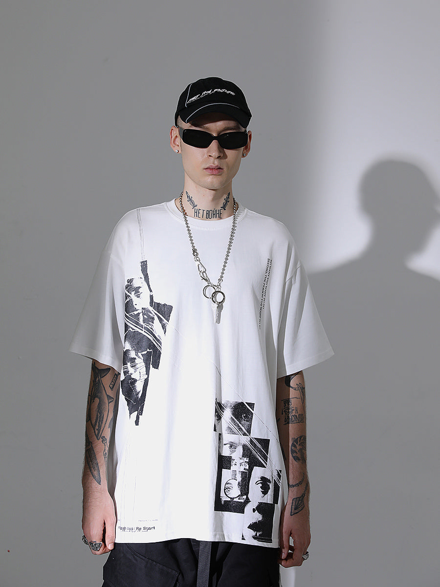 Collage Printed Tee