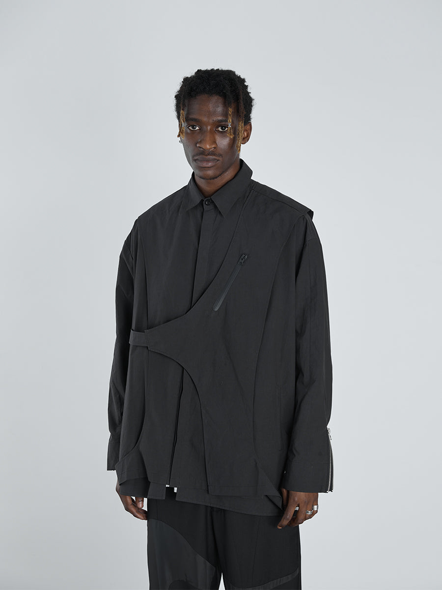 Layered Asymmetrical L/S Shirt
