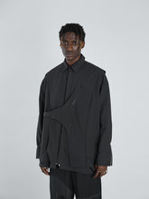 Load image into Gallery viewer, Layered Asymmetrical L/S Shirt
