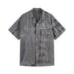 Mottled Washed Cuban Shirt