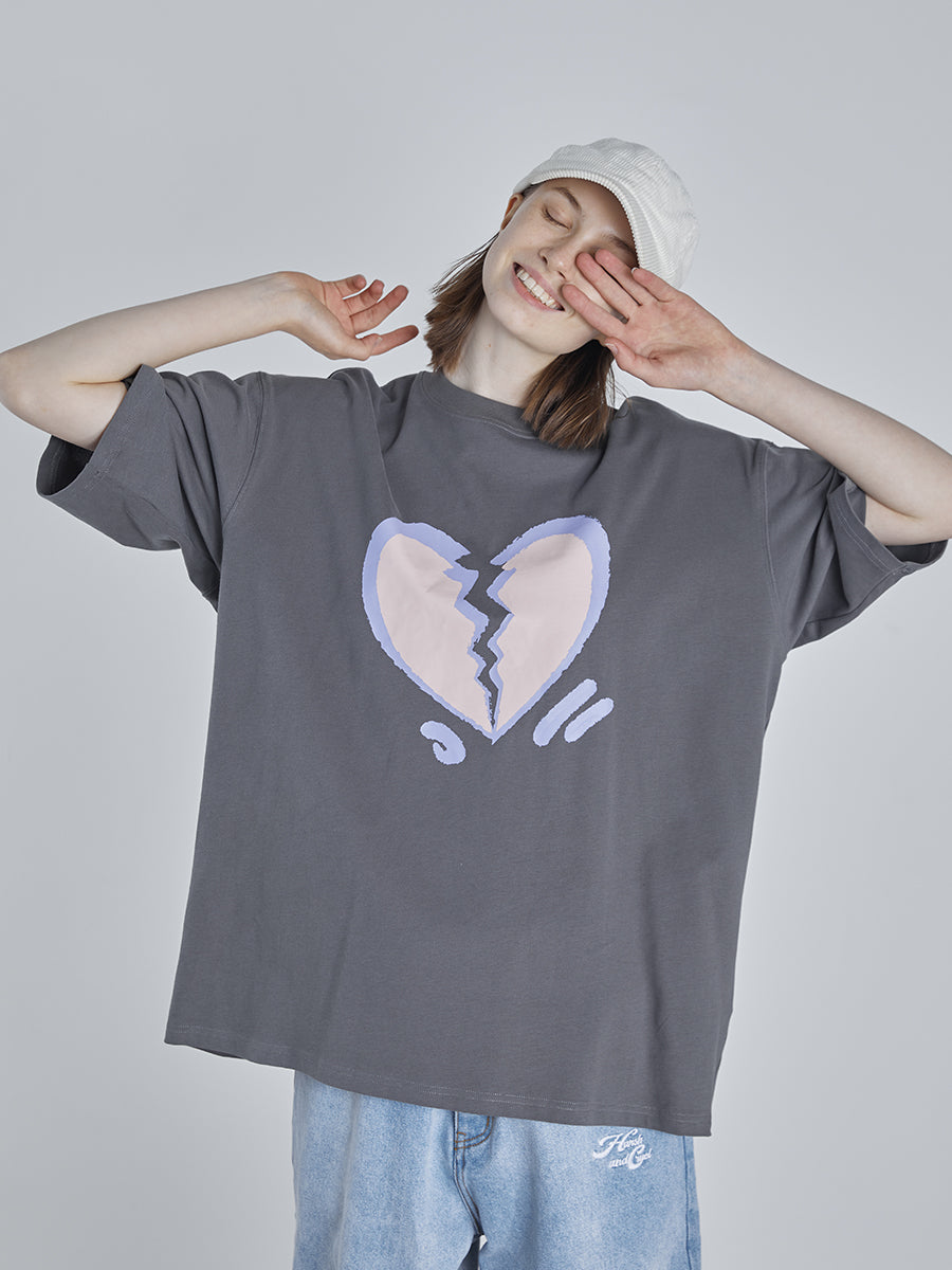 Broken Heart Print Tee