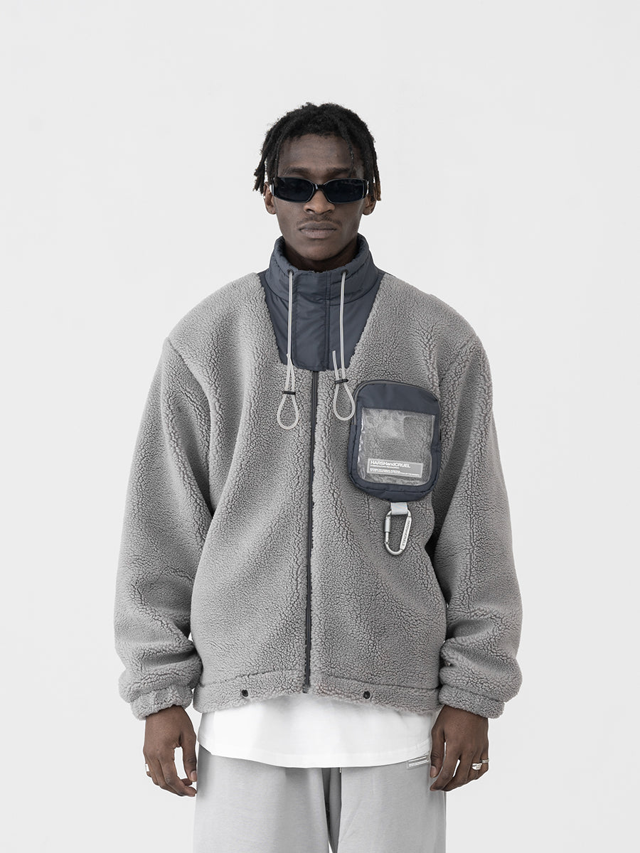 PVC Pocket Sherpa Jacket