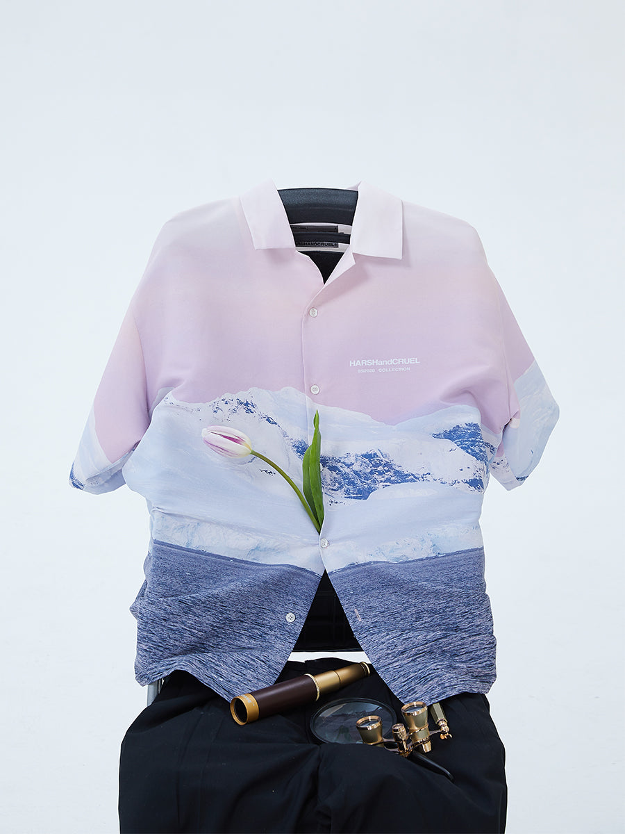 Ice Mountain Cuban Shirt