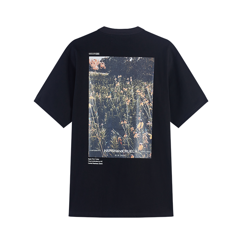 Retro Flowers Logo Tee