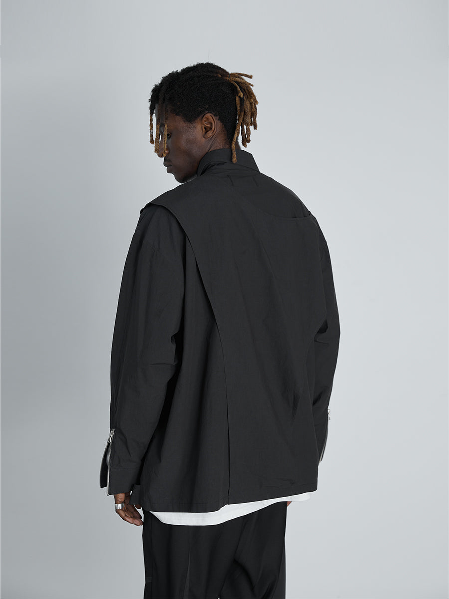 Layered Asymmetrical L/S Shirt