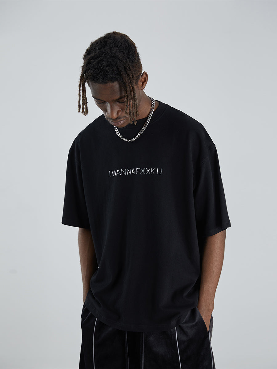 Slogan Print Tee