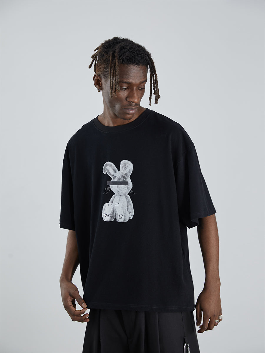 Rabbit Print Tee