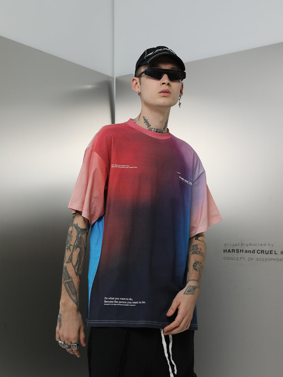 Gradient Colorful Tee