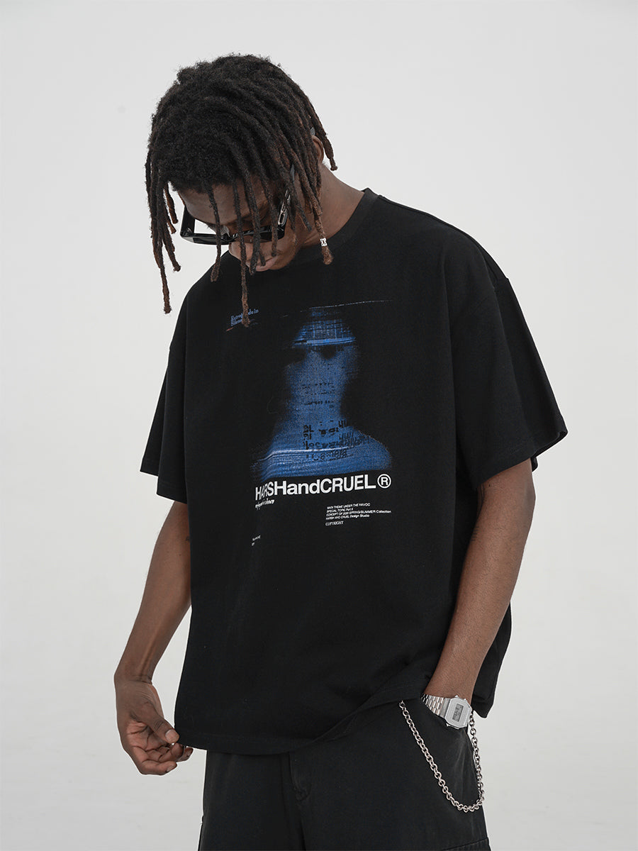 Digital Portrait Logo Tee