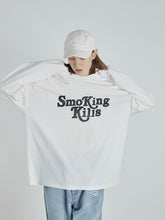 Load image into Gallery viewer, Smoking Kills Print L/S Tee
