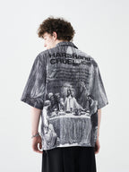 The Last Supper Full Print Cuban Shirt
