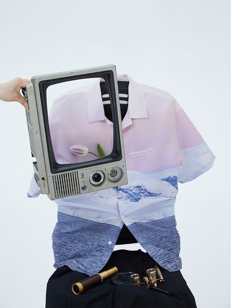 Ice Mountain Cuban Shirt