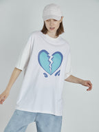 Broken Heart Print Tee