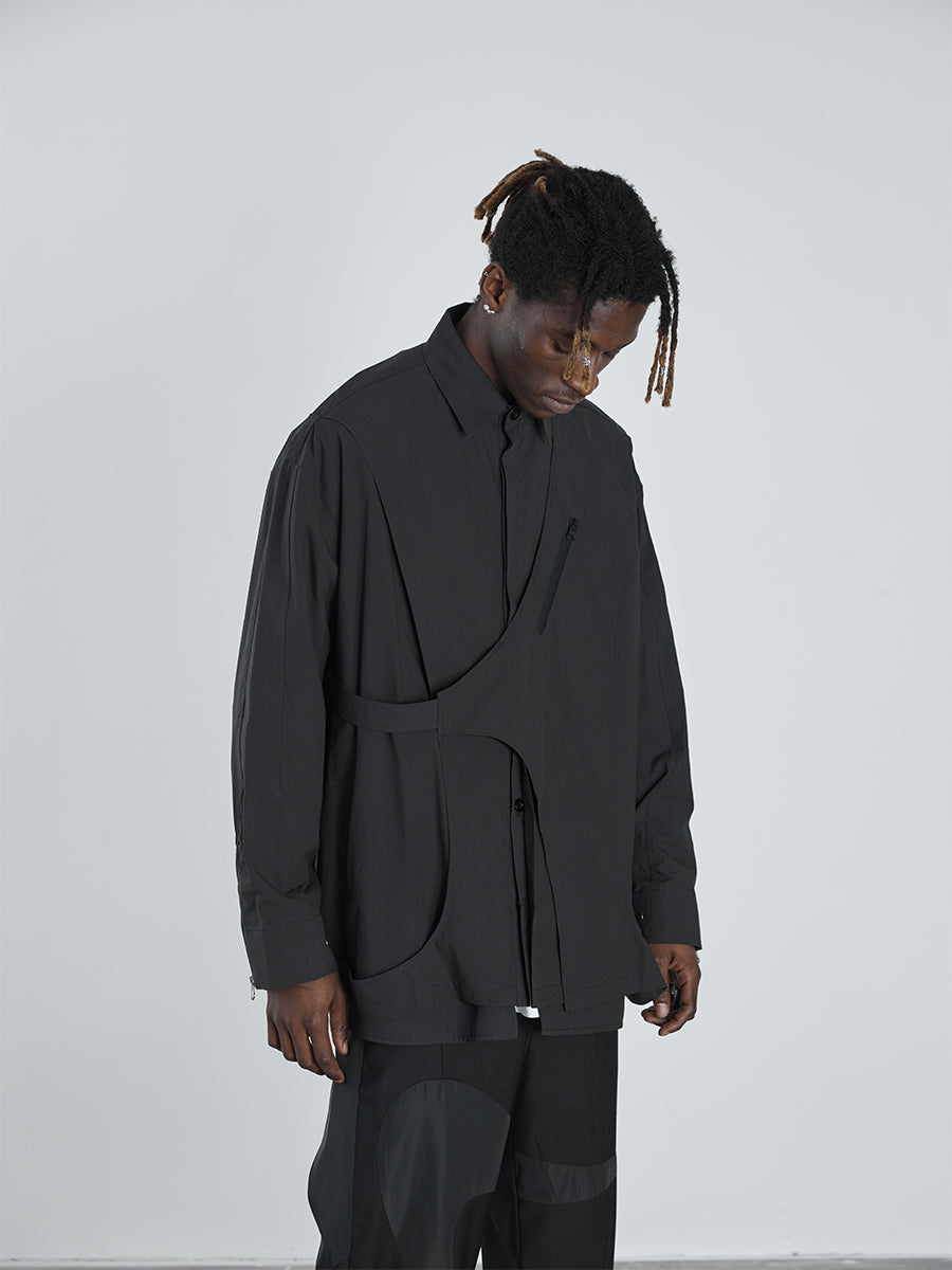 Layered Asymmetrical L/S Shirt