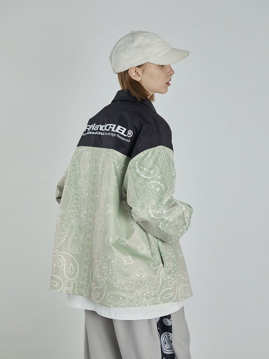 Cashew Stitched Coach Jacket