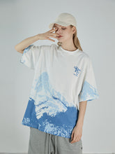 Load image into Gallery viewer, Blue Snow Mountain Print Tee
