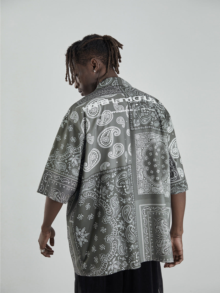 Cashew Pattern Cuban Shirt