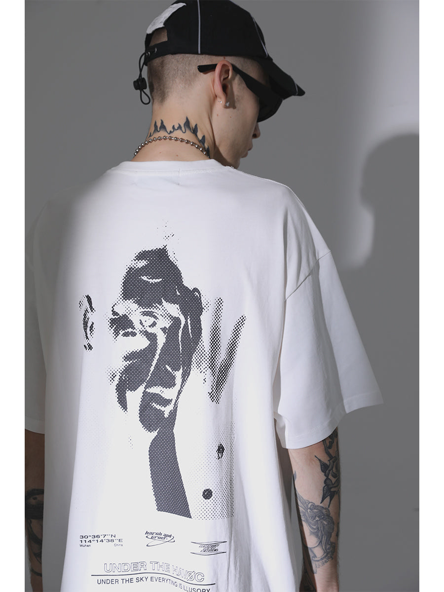 Abstract Face Tee