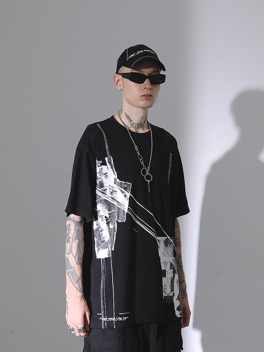 Collage Printed Tee