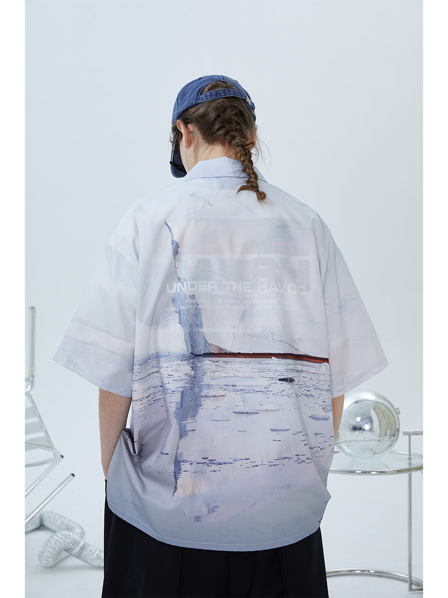 Glacier Cruise Cuban Shirt