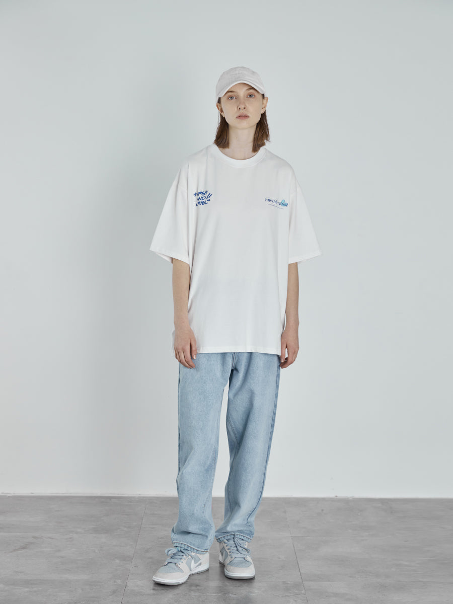 Logo Broken Heart Print Tee