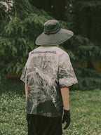 Mountain Short Sleeve Zipper Jacket