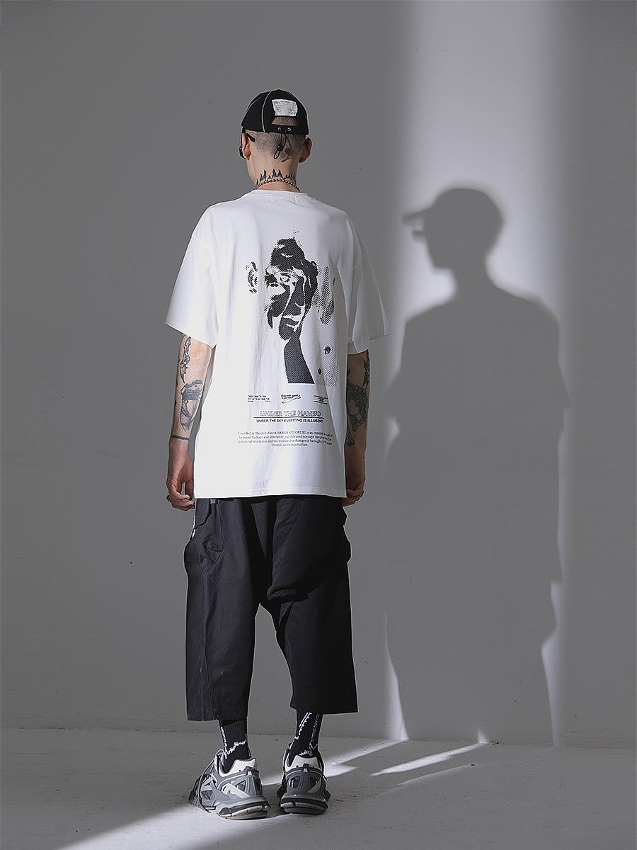 Abstract Face Tee