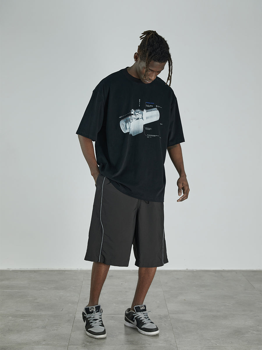 Industrial Motor Print Tee
