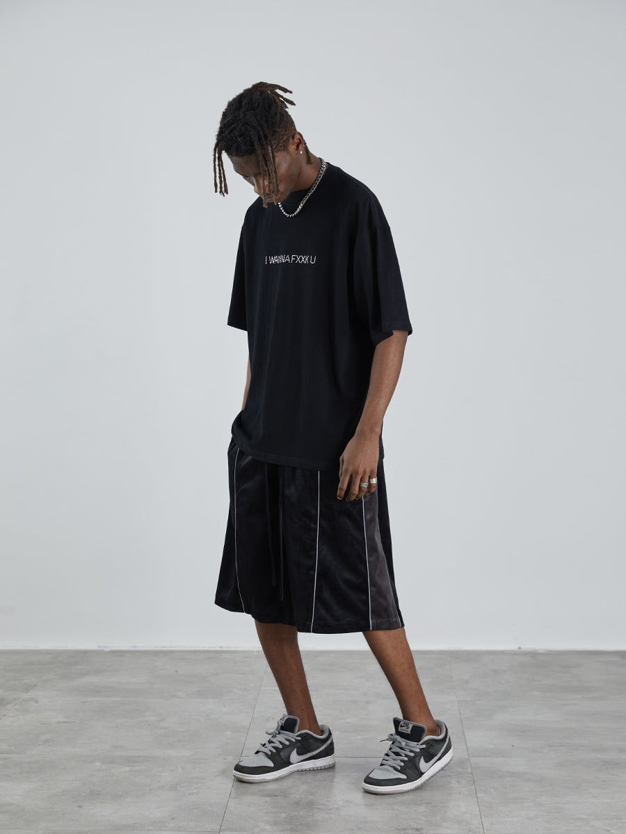 Slogan Print Tee
