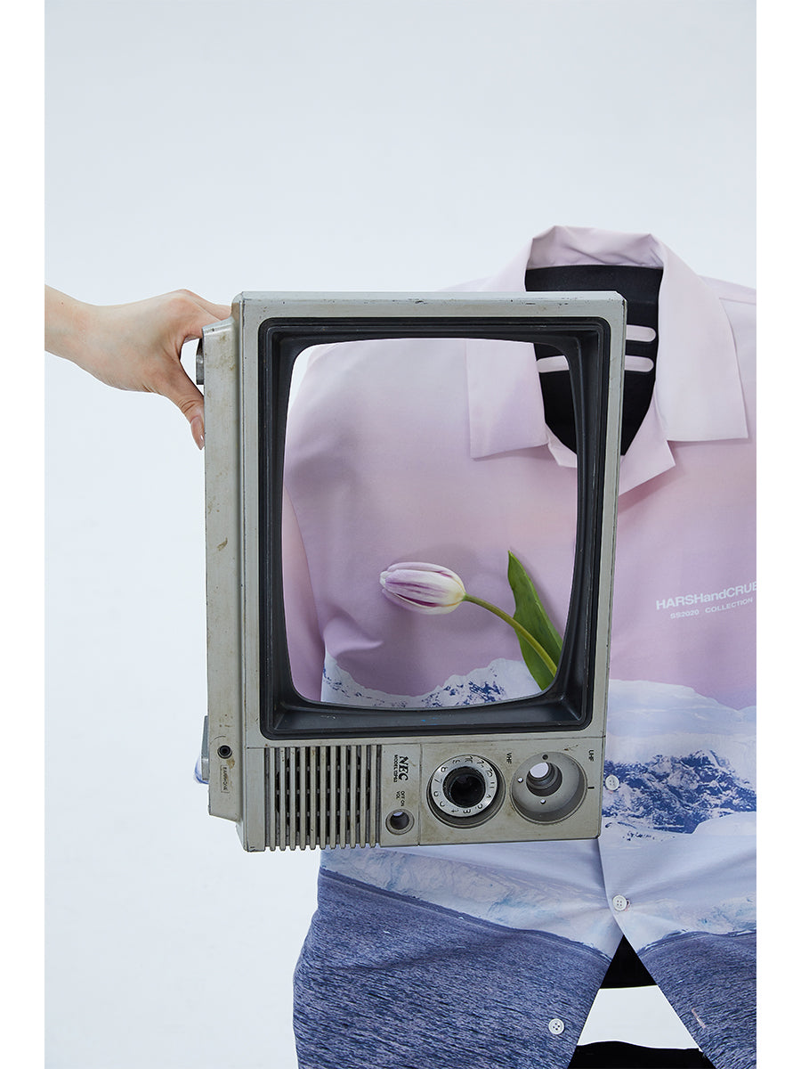 Ice Mountain Cuban Shirt