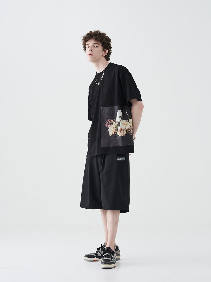 Retro Oil Painting Patch Tee