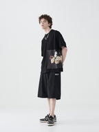 Retro Oil Painting Patch Tee