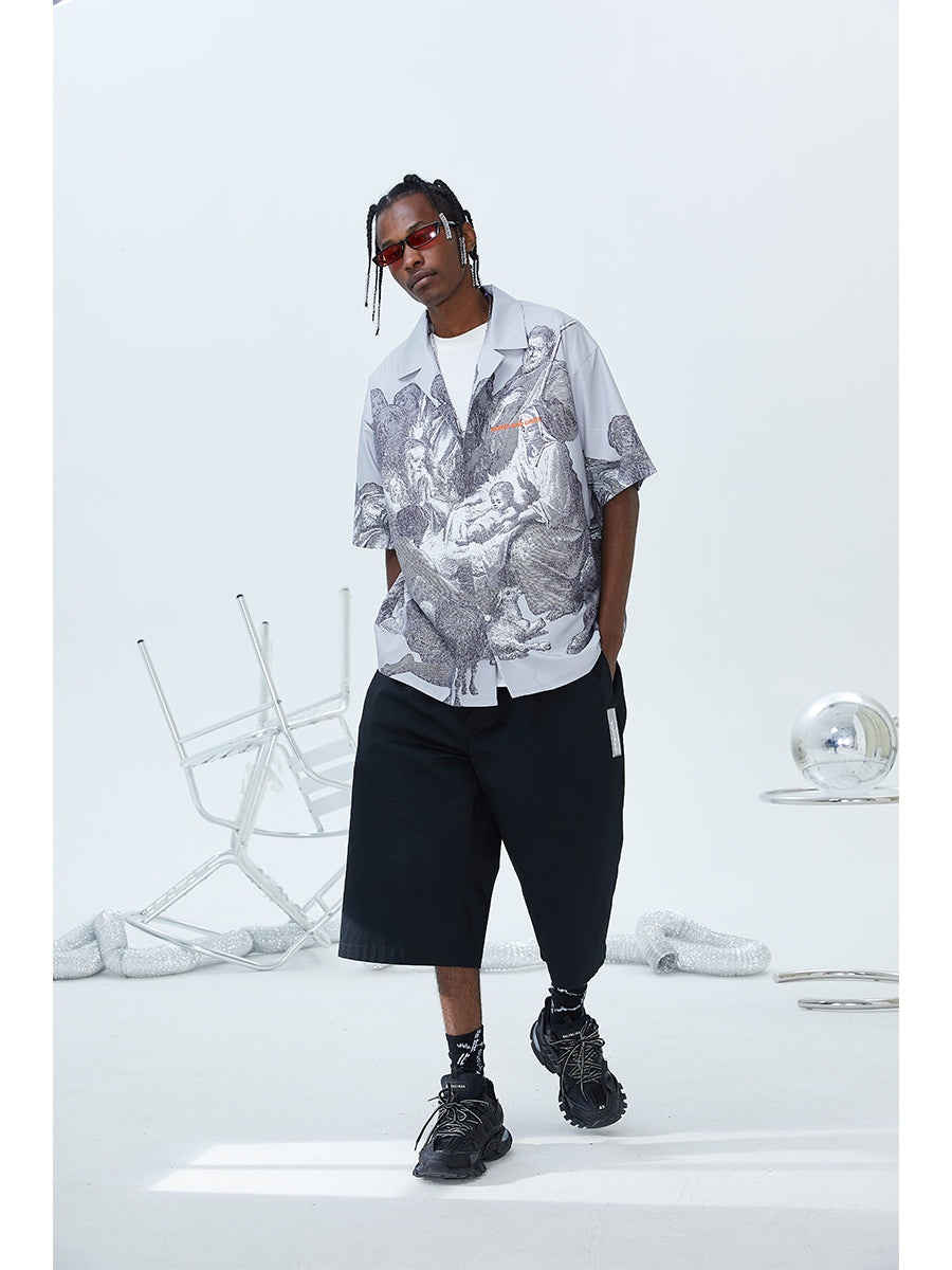 Christ Birth Cuban Shirt