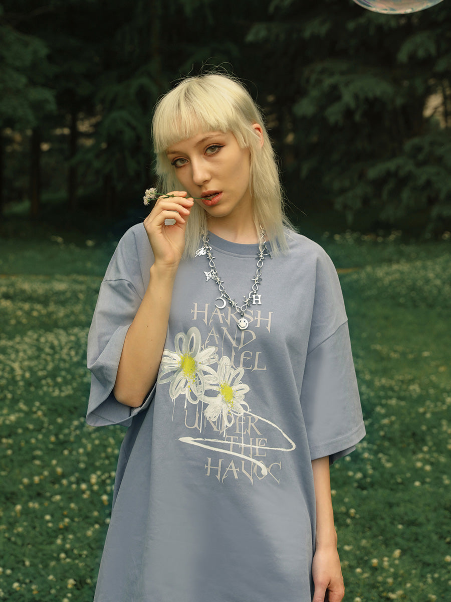 Painted Daisy Logo Tee