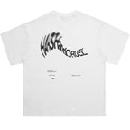Distorted Logo Print Tee