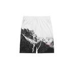 Mountain Print Loose Shorts