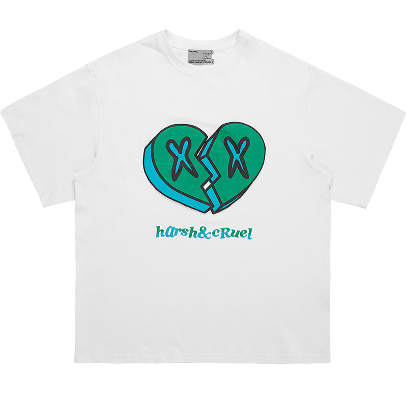 Broken Heart Foam Print Tee
