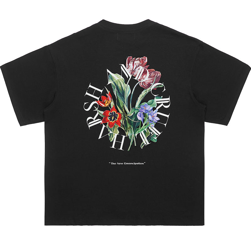 Flowers Ring Logo Tee