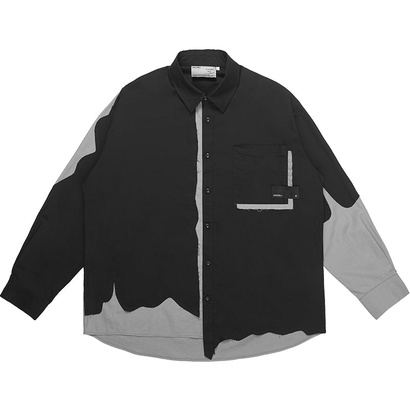 Destruction Stitched Long Sleeved Shirt