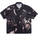 Classical Oil Painting Cuban Shirt