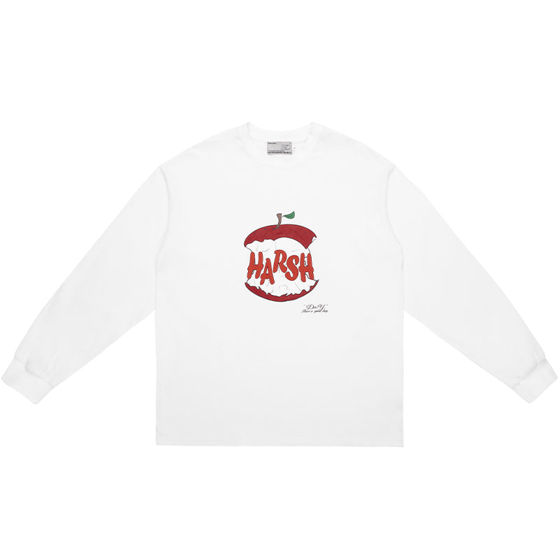 Apple Foam Logo Long Sleeve Tee