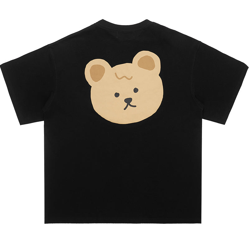 Cartoon Bear Logo Tee