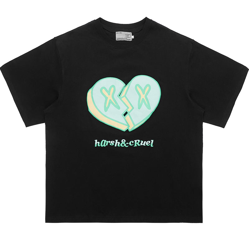 Broken Heart Foam Print Tee