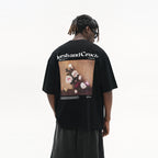 Oil Painting Flowers Loose Printed Tee