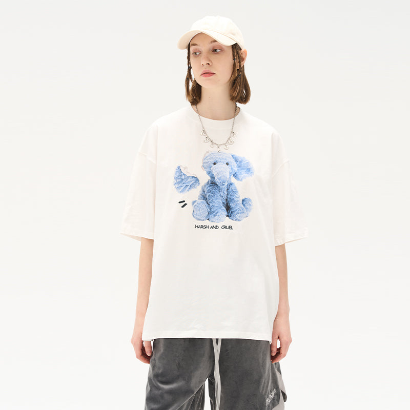 Stuffed Elephant Printed Tee